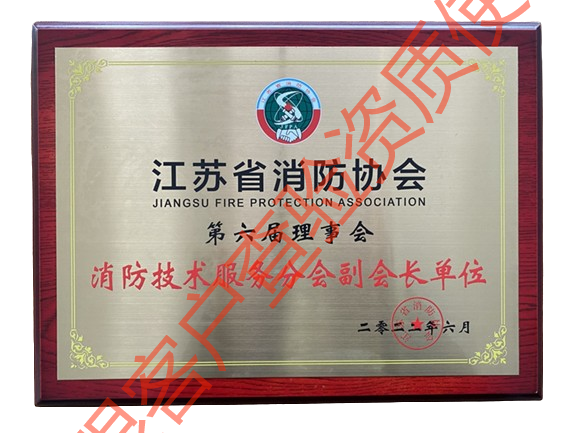 消防技术服务分会副会长单位